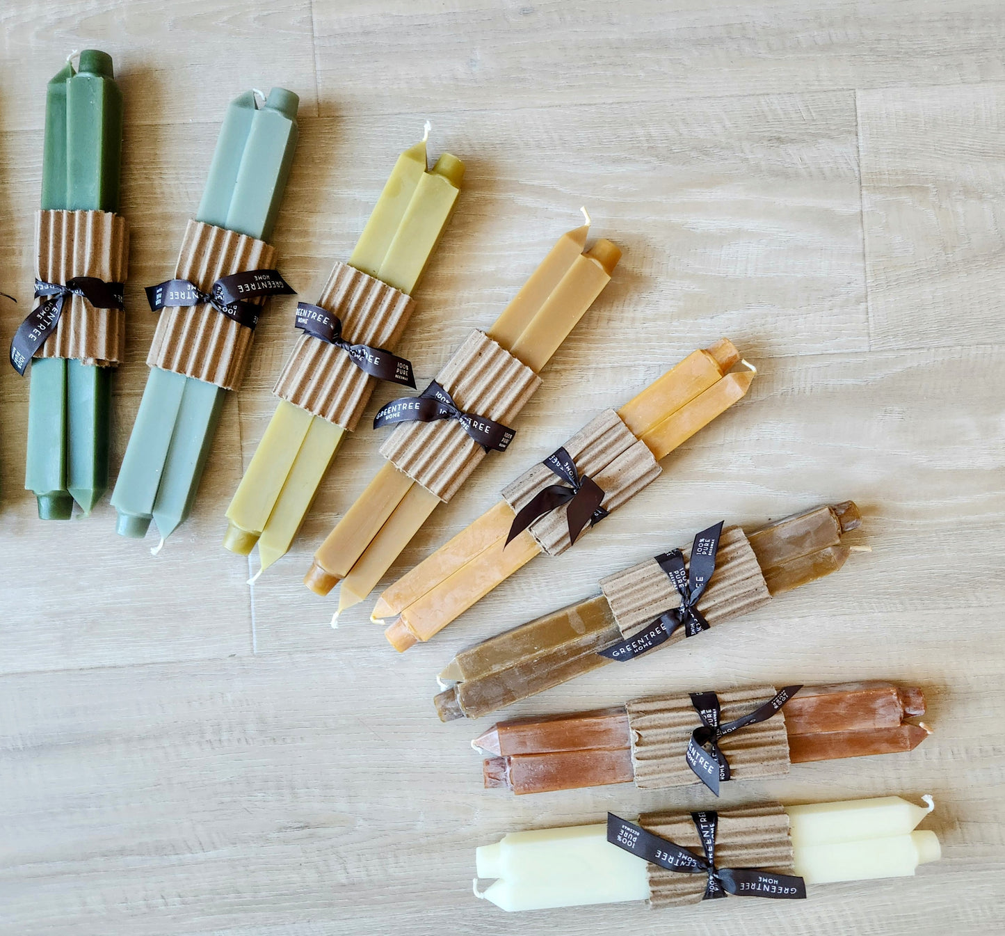 12" Square Taper Candles by Greentree Home Candle