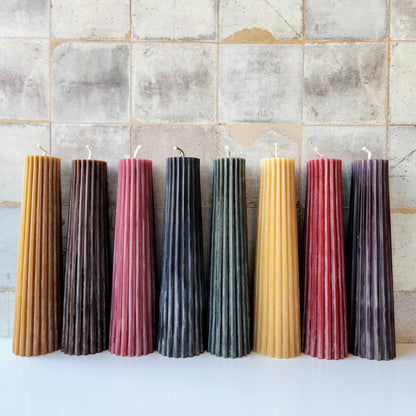 Petite Pillar Beeswax Candle by Greentree Home Candle