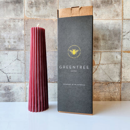 Petite Pillar Beeswax Candle by Greentree Home Candle