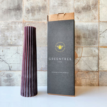 Petite Pillar Beeswax Candle by Greentree Home Candle