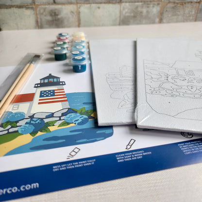 East Coast Lighthouse Painting Kit by Cate Paper Co.