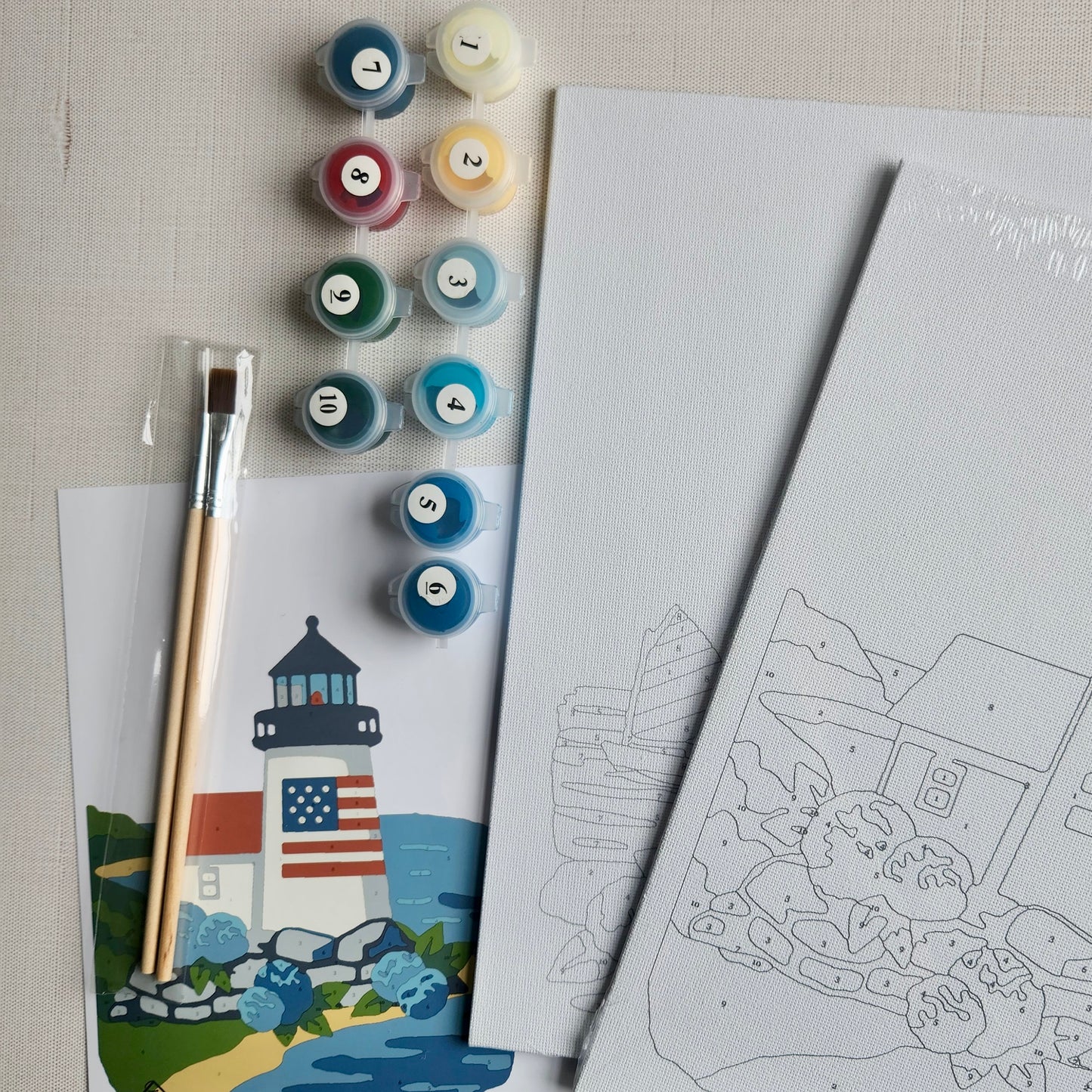 East Coast Lighthouse Painting Kit by Cate Paper Co.