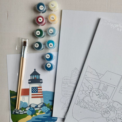 East Coast Lighthouse Painting Kit by Cate Paper Co.