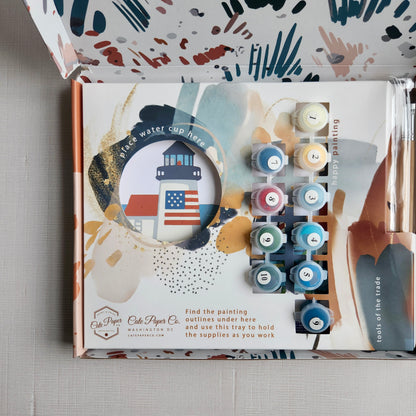 East Coast Lighthouse Painting Kit by Cate Paper Co.