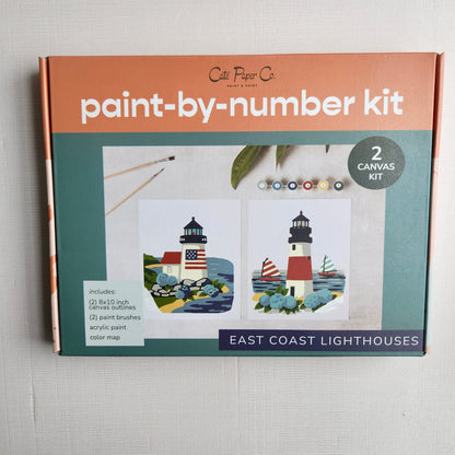 East Coast Lighthouse Painting Kit by Cate Paper Co.