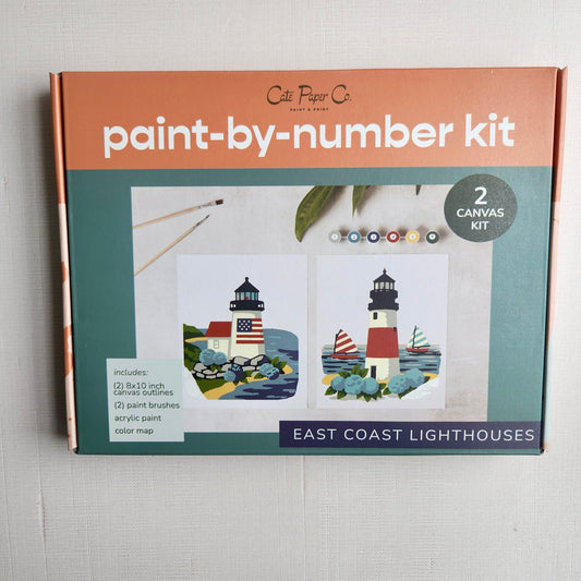 East Coast Lighthouse Painting Kit by Cate Paper Co.