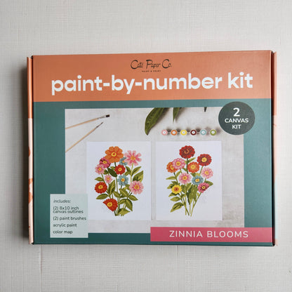Zinna Blooms Painting Kit by Cate Paper Co.