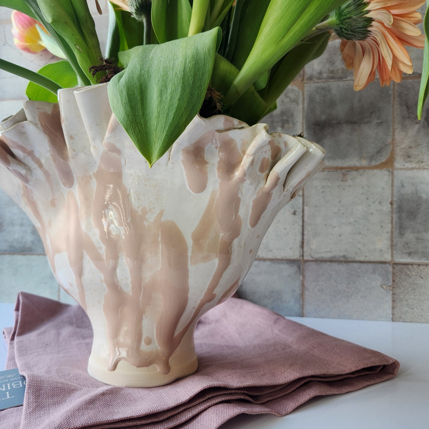 Peplum Paige Vase by Reese Emry