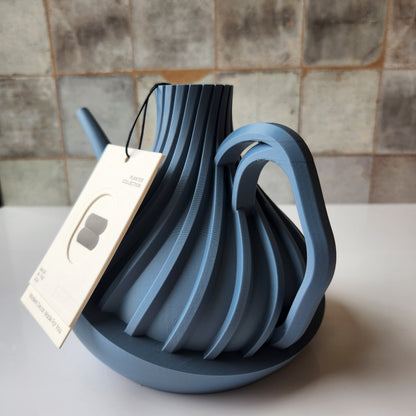 Small Revolve Watering Can in Blue by Modernized Pottery