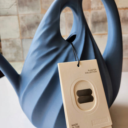 Swirl Watering Can in Blue by Modernized Pottery