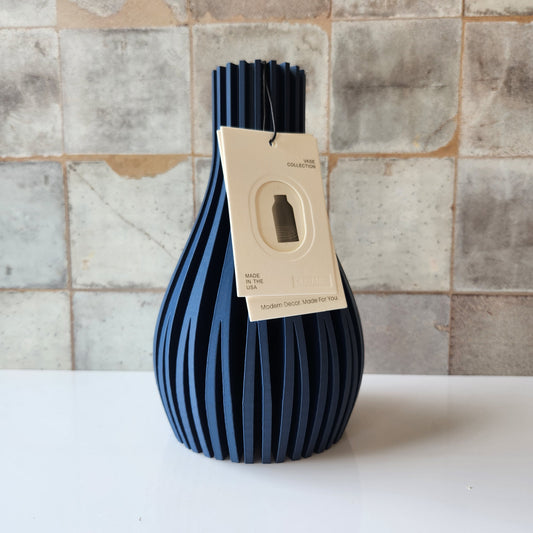 Small Willow Vase in Navy by Modernized Pottery