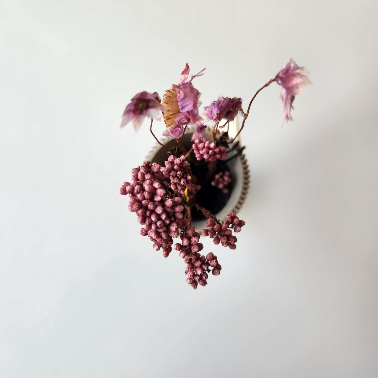 Spiral Rose Vase in Muted White by Modernized Pottery