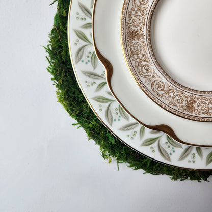 Mossy Forest Table Setting