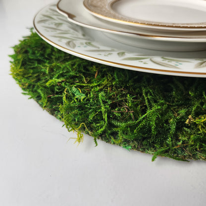 Mossy Forest Table Setting
