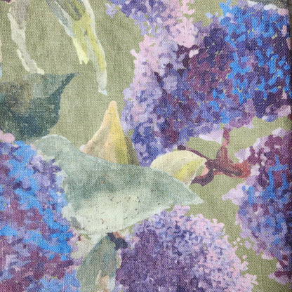 Linen Towel For Kitchen or Bath in "Lilac" by Glass Muriel