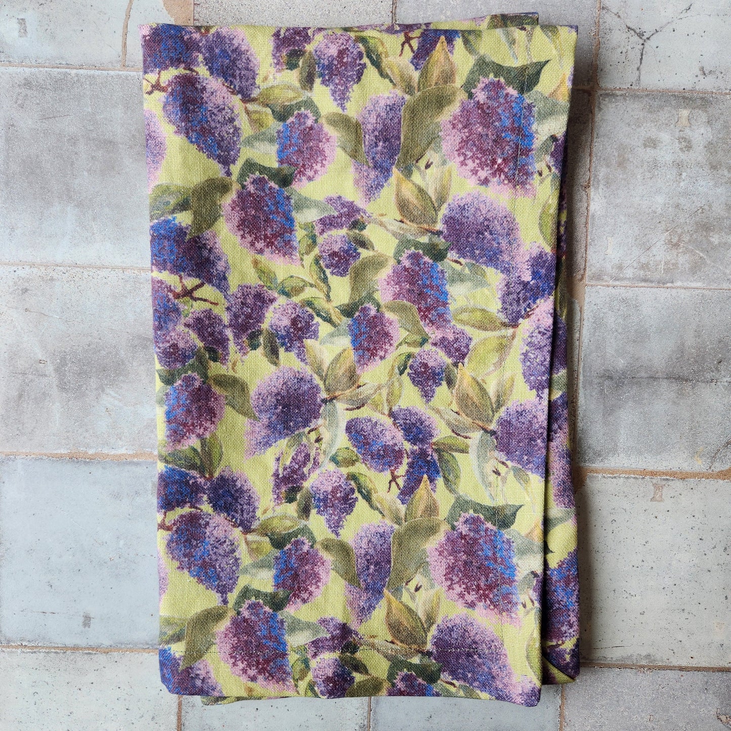 Linen Towel For Kitchen or Bath in "Lilac" by Glass Muriel