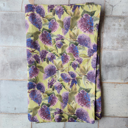 Linen Towel For Kitchen or Bath in "Lilac" by Glass Muriel