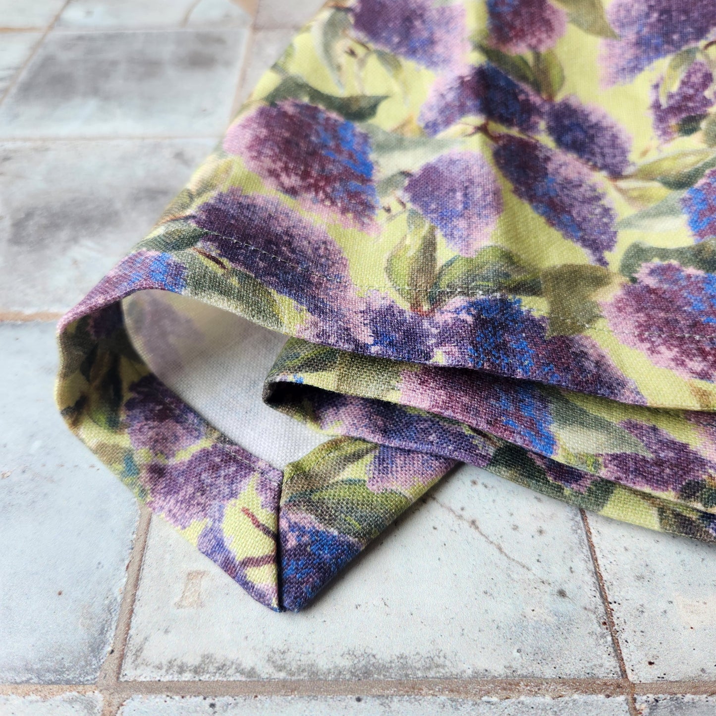 Linen Towel For Kitchen or Bath in "Lilac" by Glass Muriel