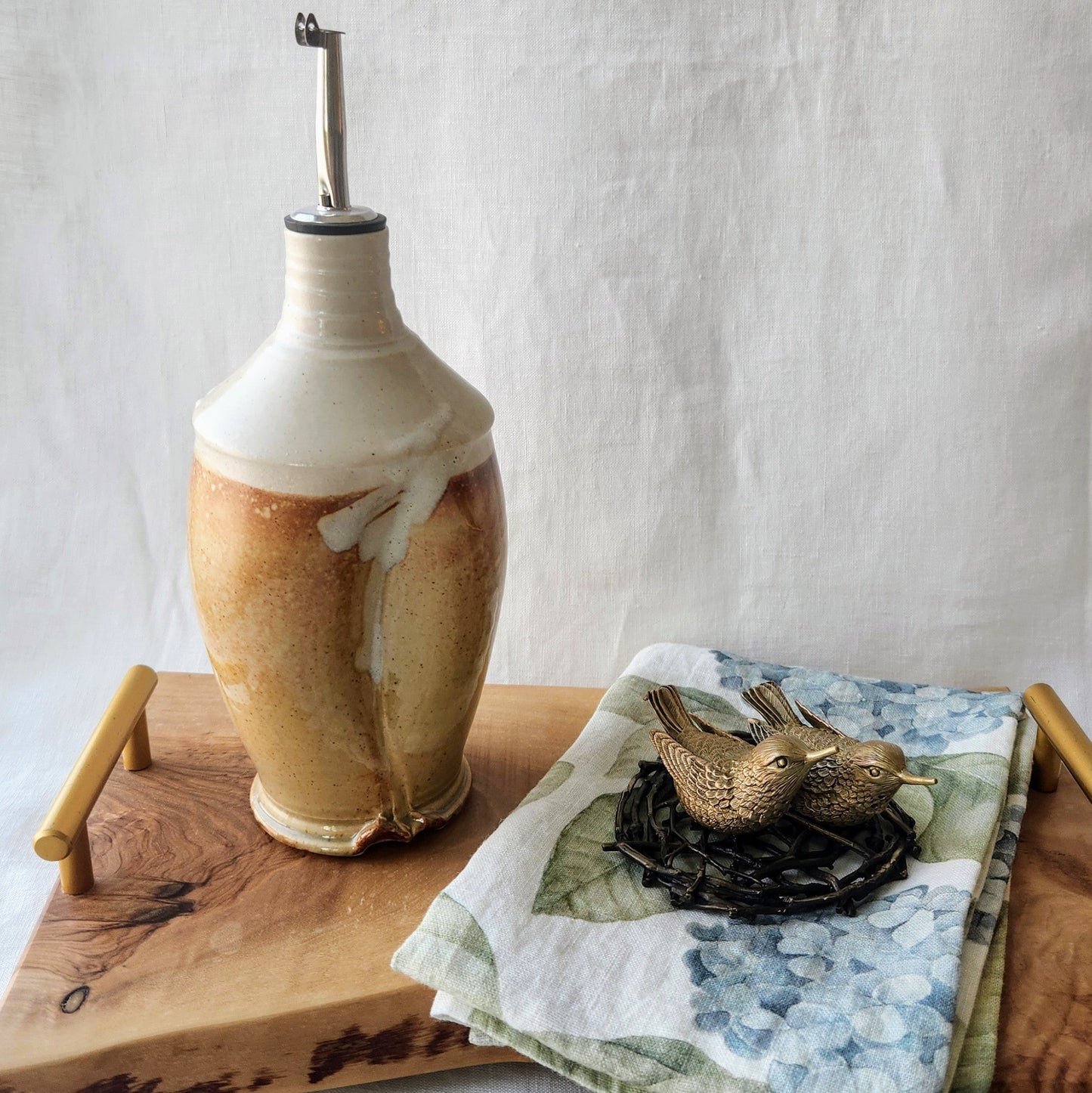Oil Cruet by Otis Pottery