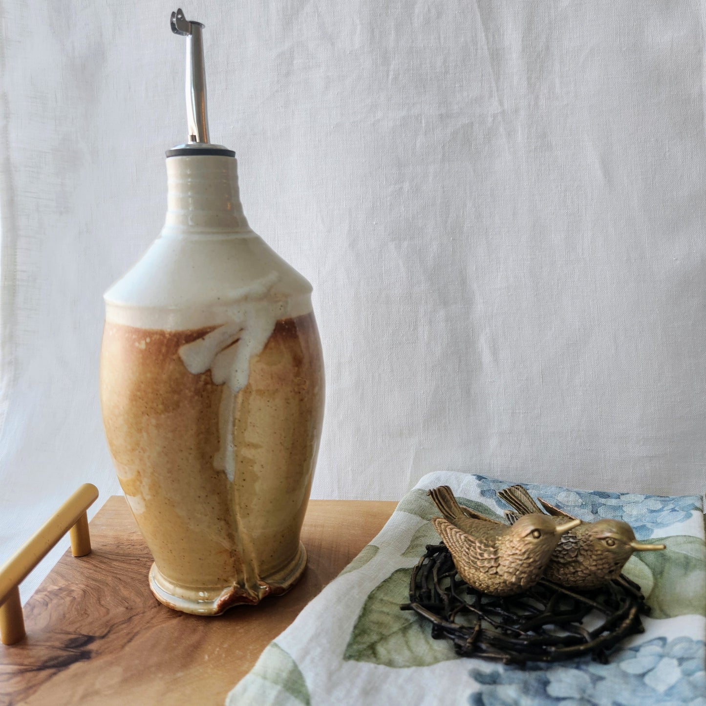 Oil Cruet by Otis Pottery