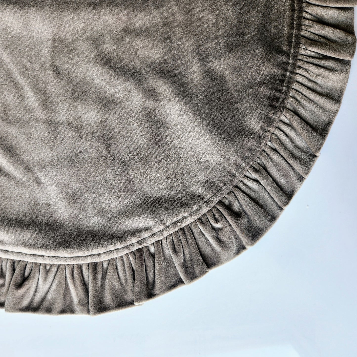 Round Ruffle Velvet Placemats by Arte Italica & Crown Linen Designs