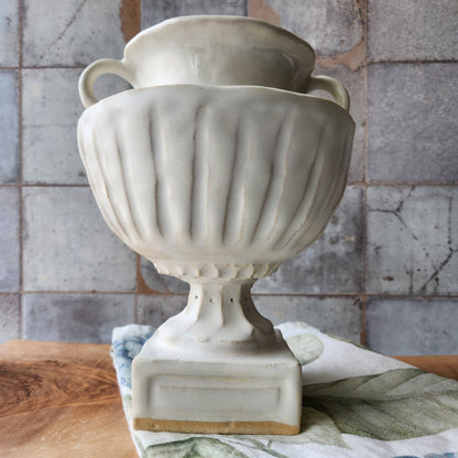 Pinched Footed Urn by Rene Stratton