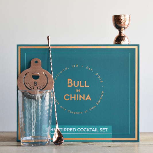 The Stirred Cocktail Set by Bull In China