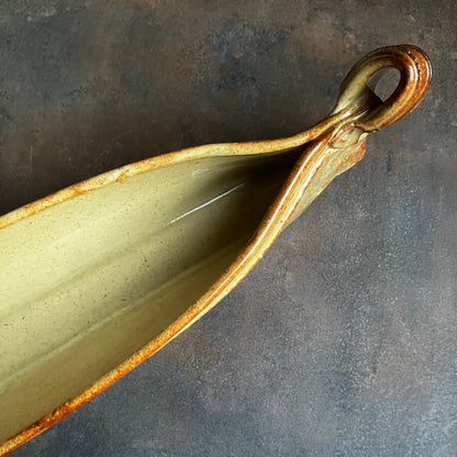 Relish, Olive, or Cheese "Canoe" by Otis Pottery