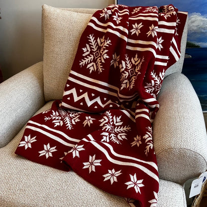 Fair Isle Throw Blanket by In2Green