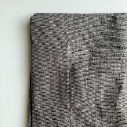 Linen Napkin in Charcoal by Rough Linen