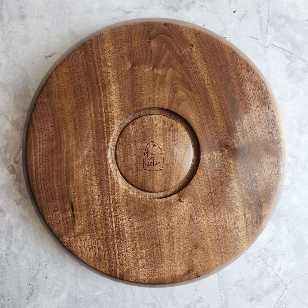 Walnut Platter by Thom Forester