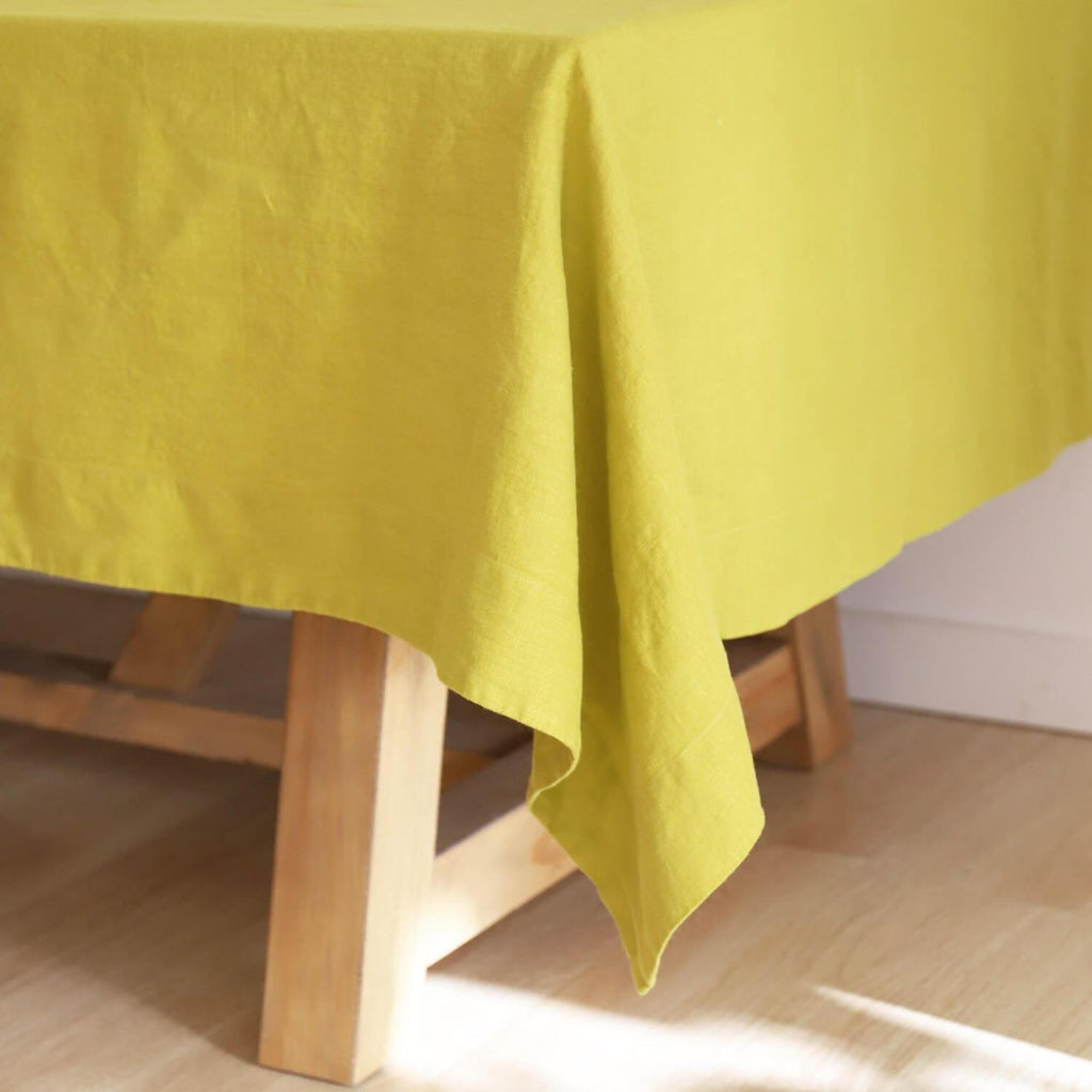 Pear Rectangular Tablecloth by Rough Linen