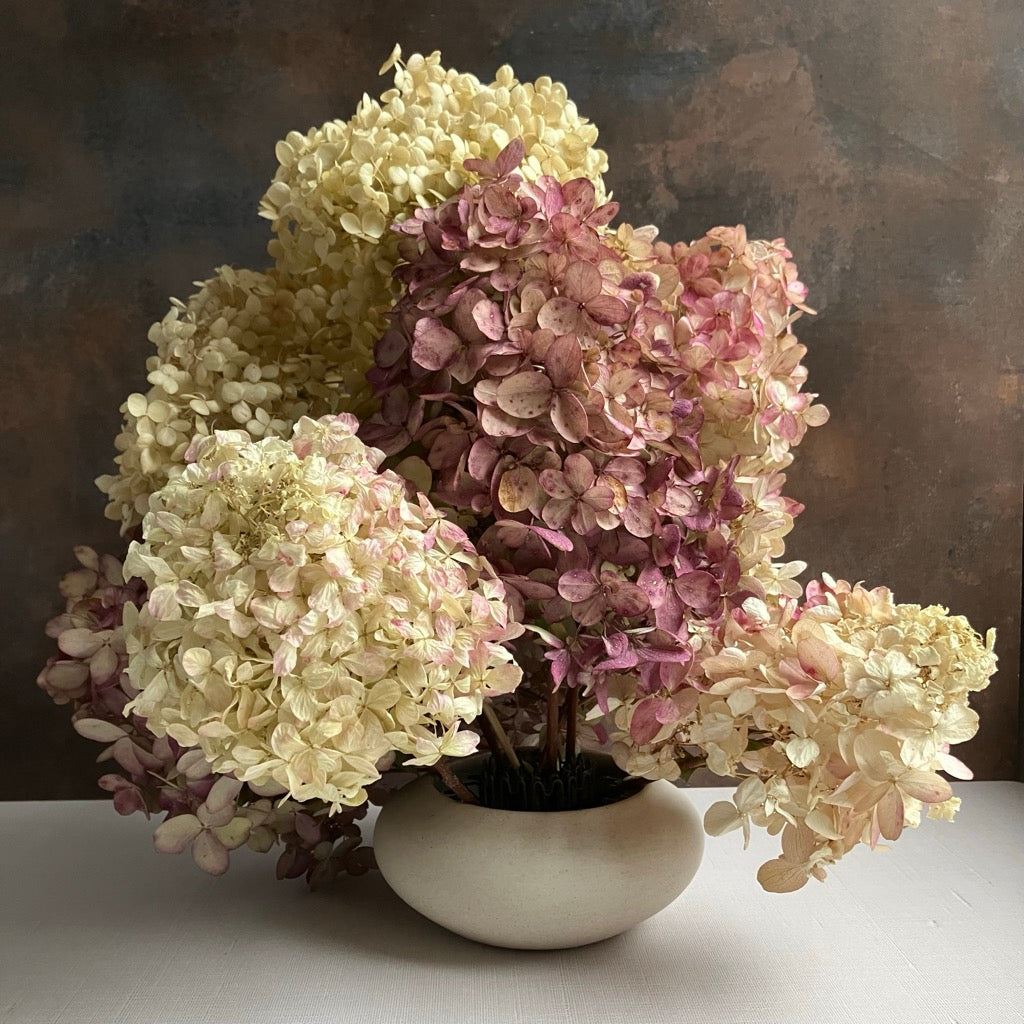 Stoneware Ikebana Vase RAW by Convivial