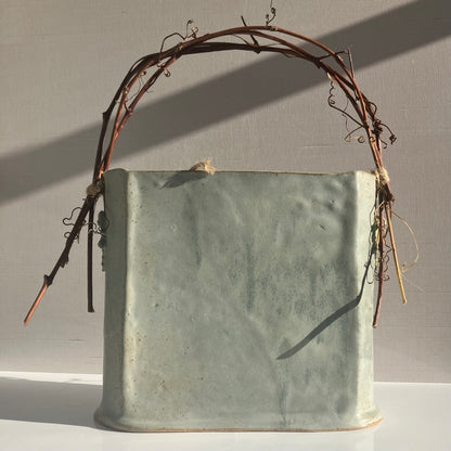 Wild Grape Basket with Vine Handle by Jan Toscano