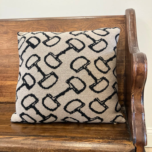 Equestrian Horse Bit Pillow by In2Green