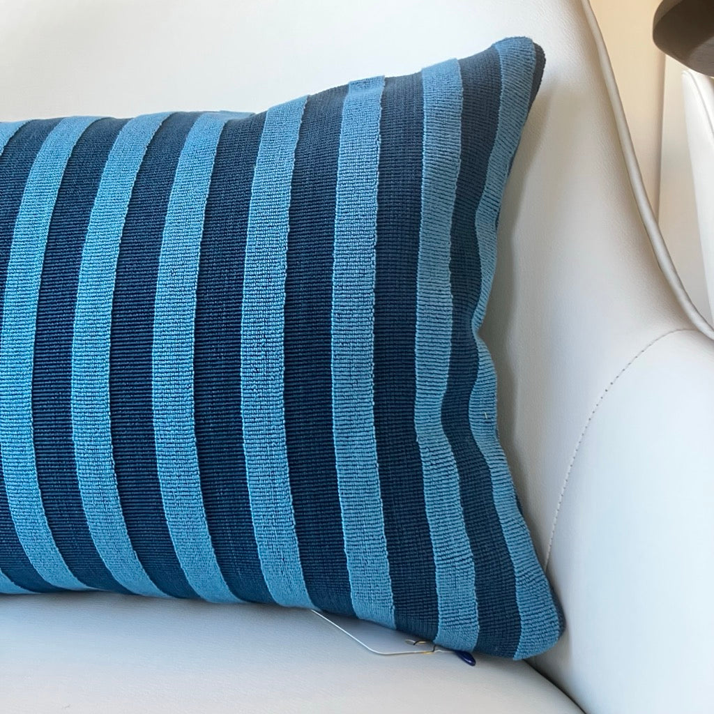 Pipe Illusion Lumbar Pillow by Schumacher