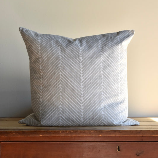 Decorator Pillow in Griffin Diagonal Cotton Linen by Shannan Bower Home