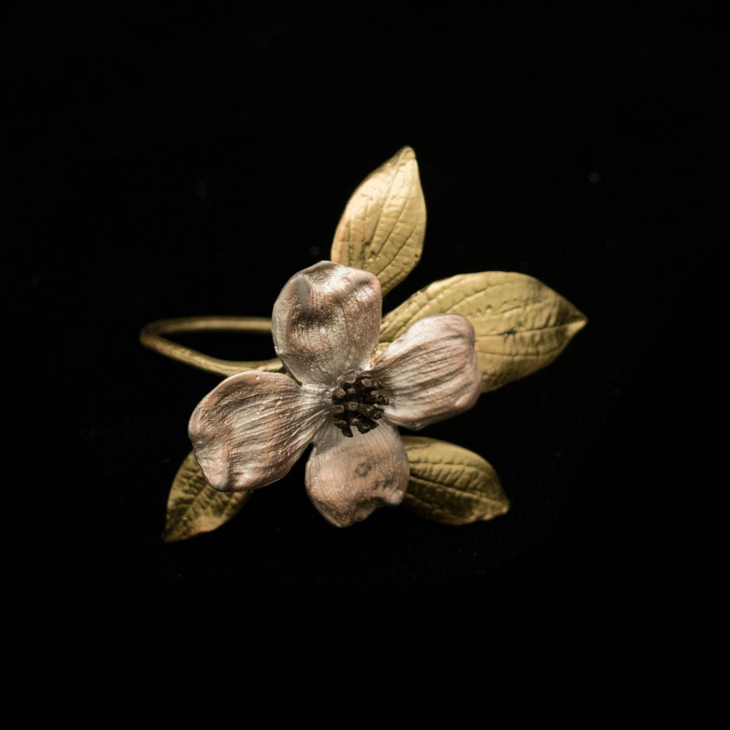 Dogwood Napkin Rings Set of 4 by Michael Michaud