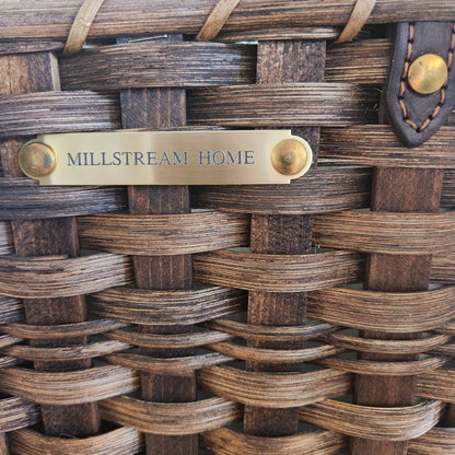 Handwoven Market Basket Small By Millstream Home