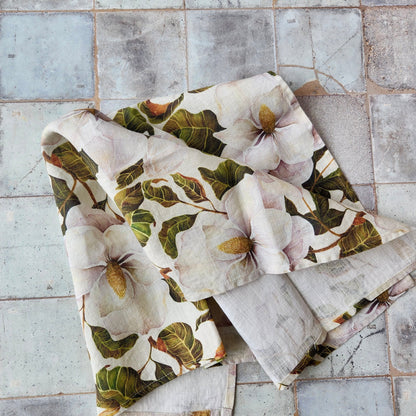 Organic Linen Tea Towel by Sarah Rose