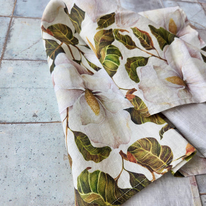 Organic Linen Tea Towel by Sarah Rose