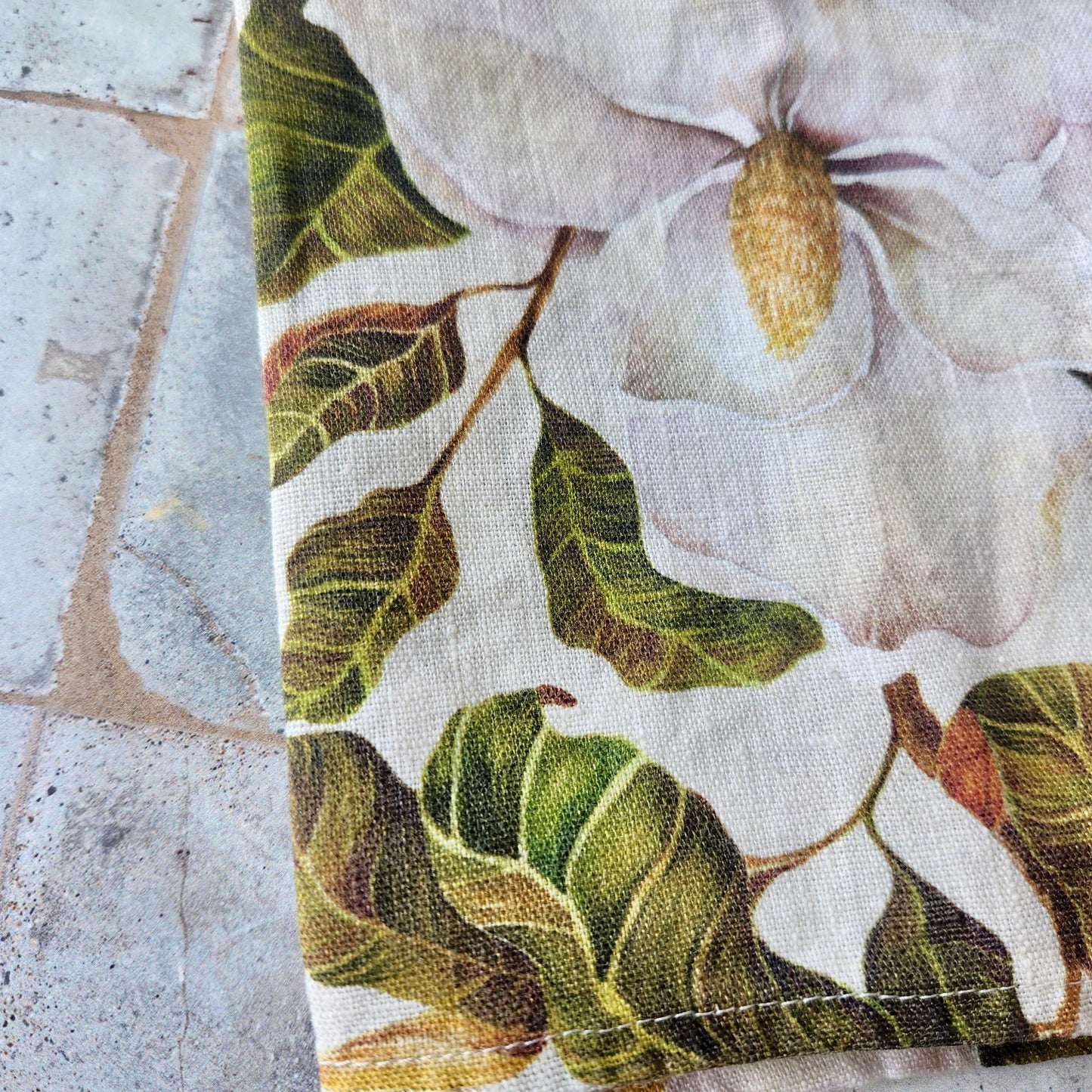 Organic Linen Tea Towel by Sarah Rose