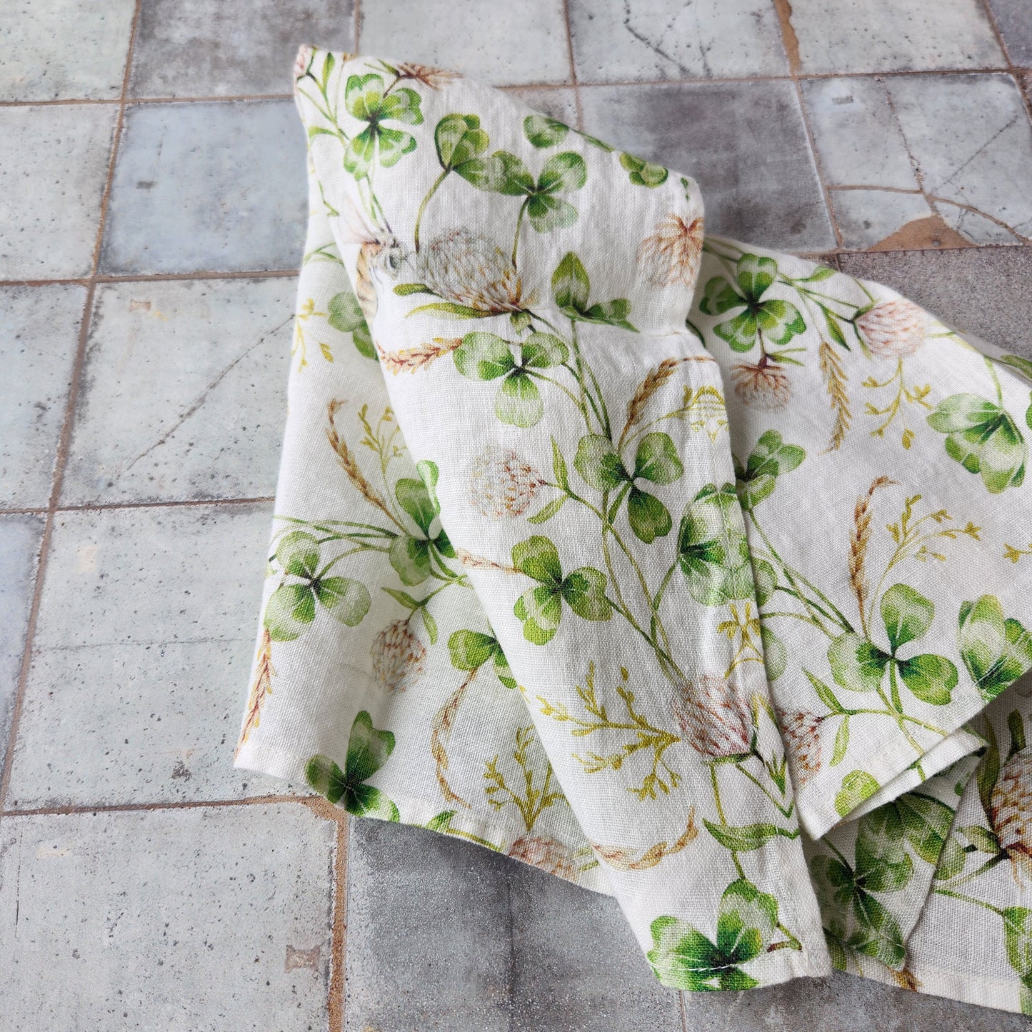 Organic Linen Tea Towel by Sarah Rose