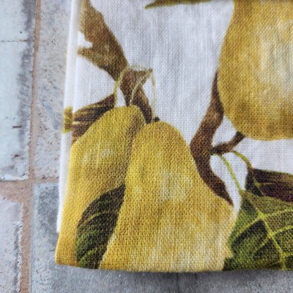 Organic Linen Tea Towel by Sarah Rose