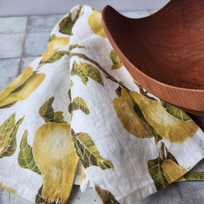 Organic Linen Tea Towel by Sarah Rose