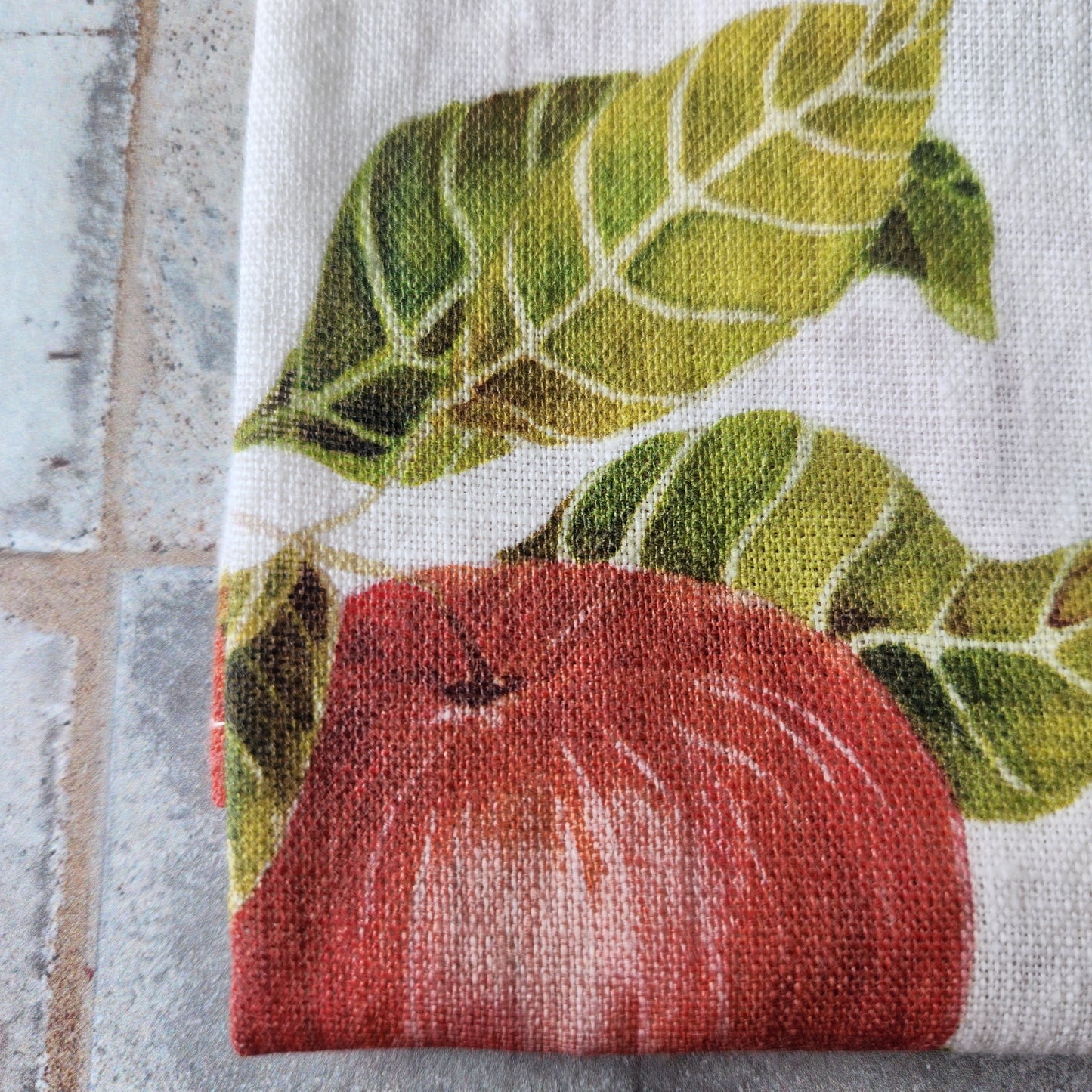 Organic Linen Tea Towel by Sarah Rose