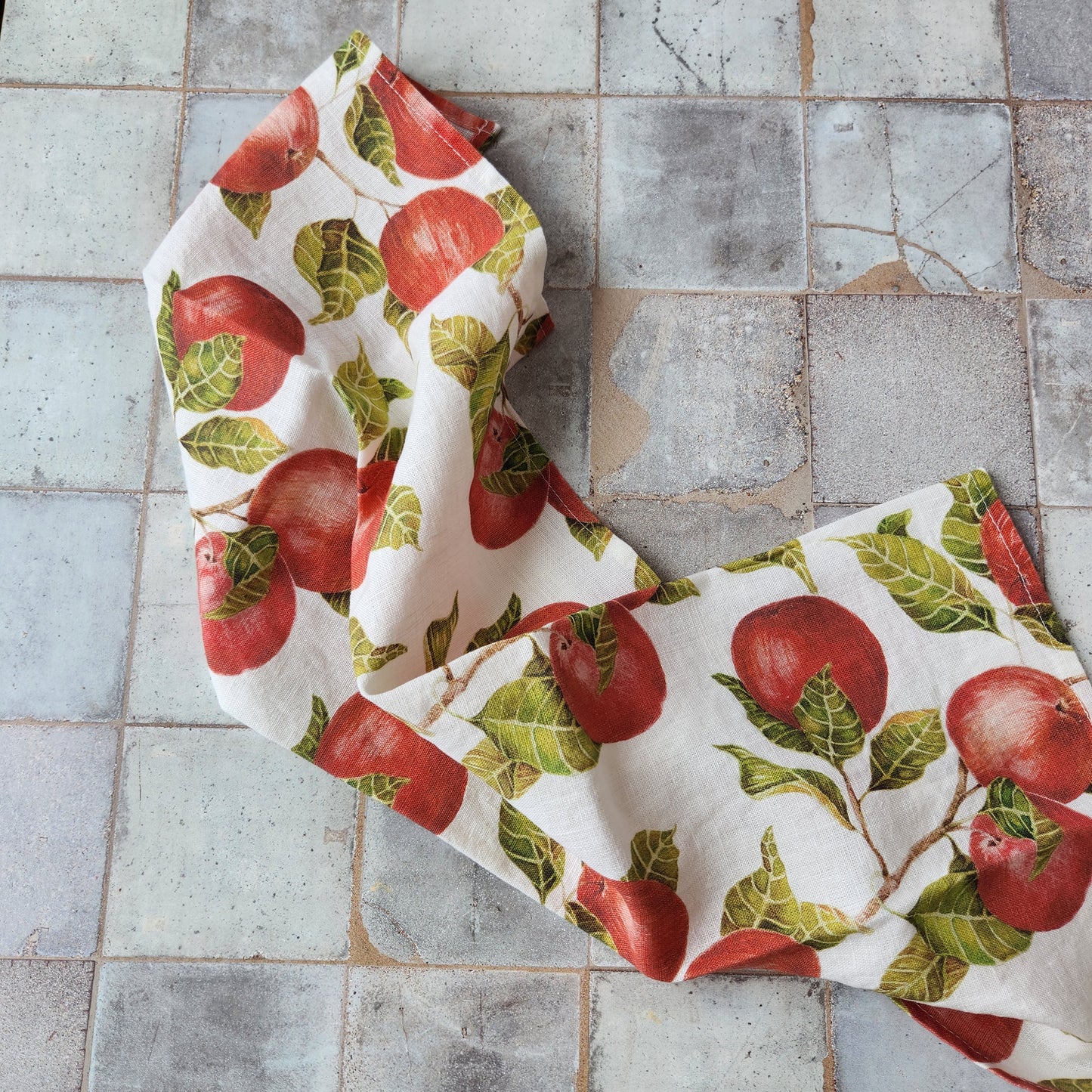 Organic Linen Tea Towel by Sarah Rose