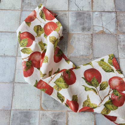 Organic Linen Tea Towel by Sarah Rose