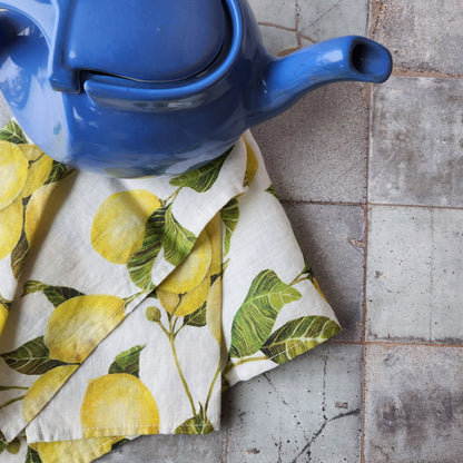 Organic Linen Tea Towel by Sarah Rose