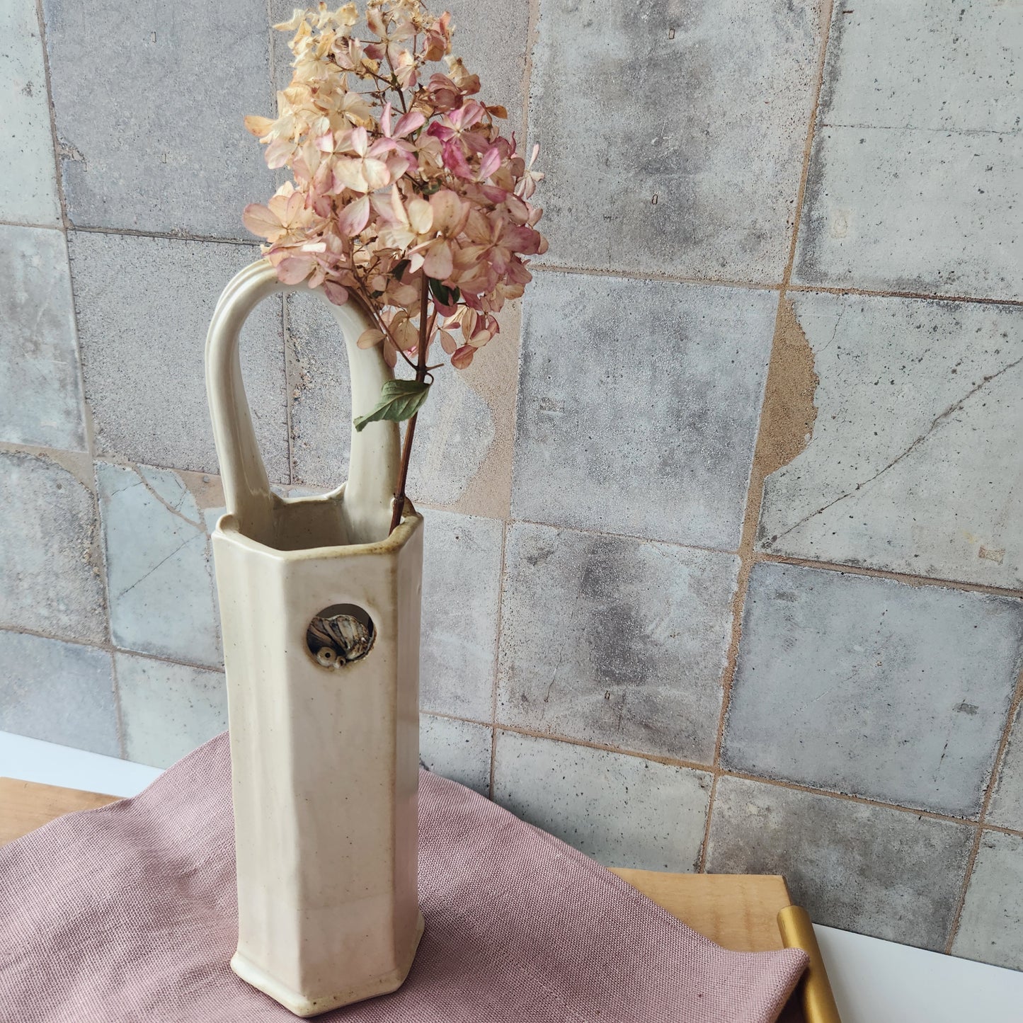 Extruded Vase by Otis Pottery